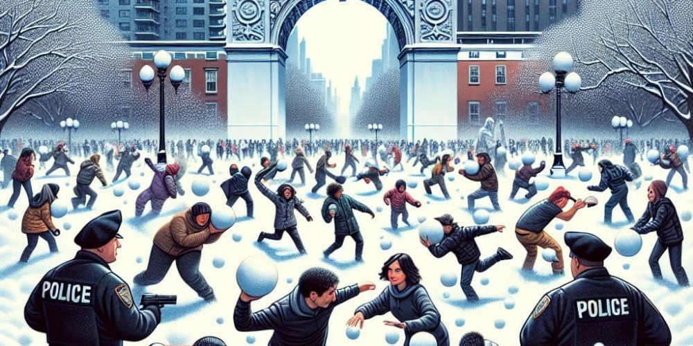 Snowball Fight in Washington Square Park Results in Second Arrest