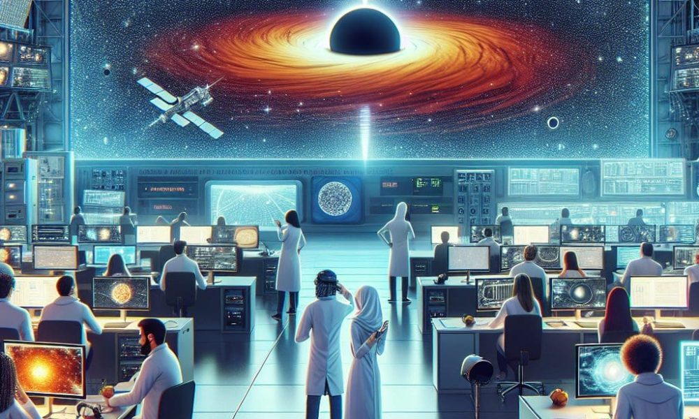 Astronomers are recording footage of a black hole for the first time.