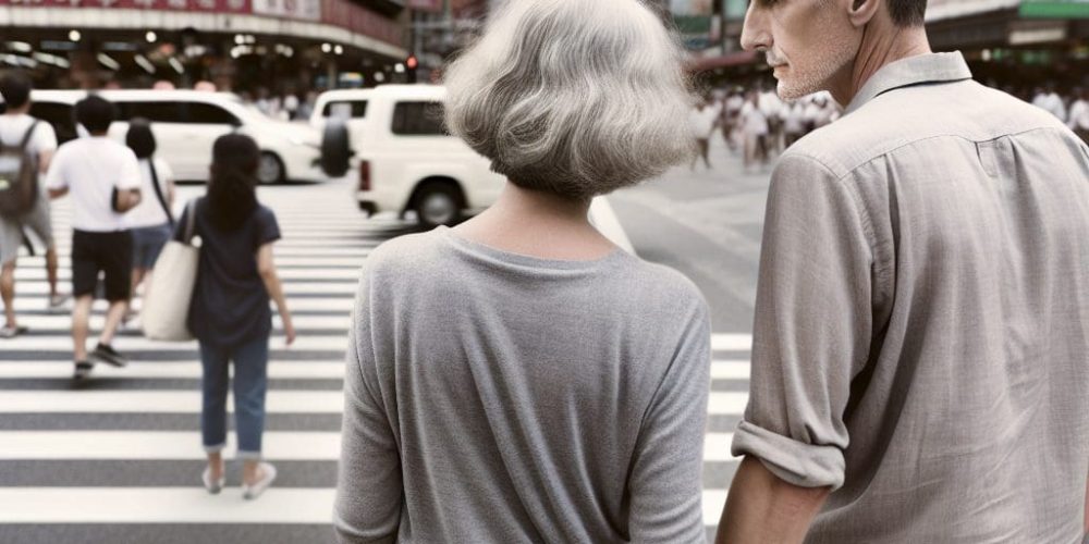 Bill Clinton seems to guide Hillary toward a NYC intersection in a viral video.