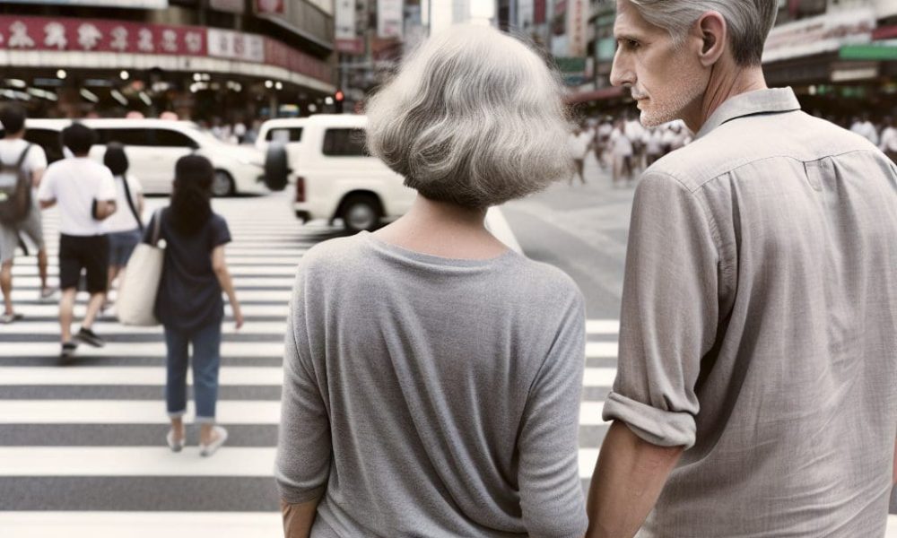 Bill Clinton seems to guide Hillary toward a NYC intersection in a viral video.