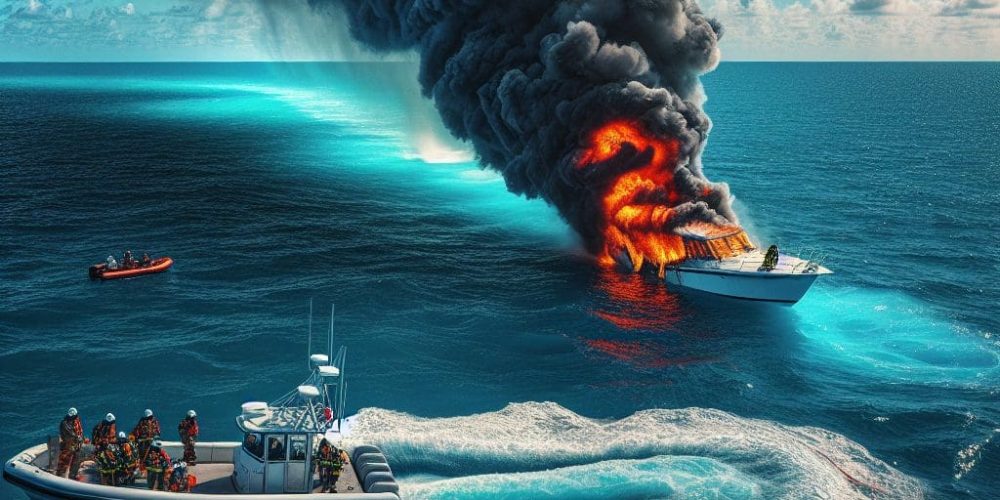 Nebraska Visitors Saved After Their Boat Ignites Near Miami Beach