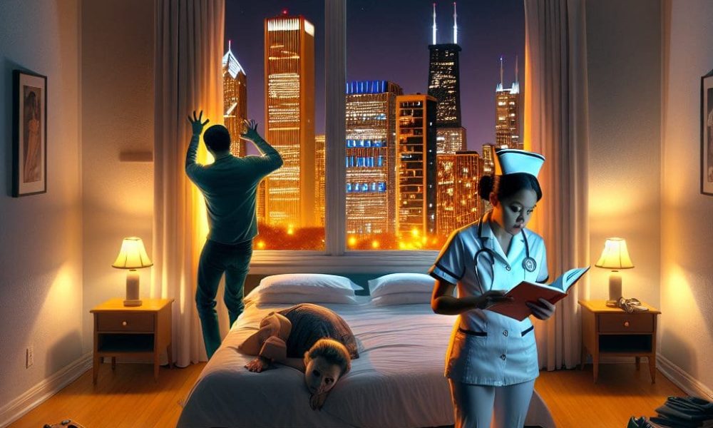 Chicago nursing student discovers suspected intruders undressed in her bedroom.
