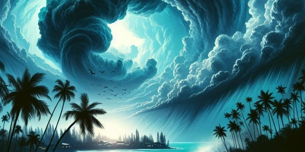 Thousands advised to leave as Hawaii braces for severe flooding likely to lead to extensive destruction.