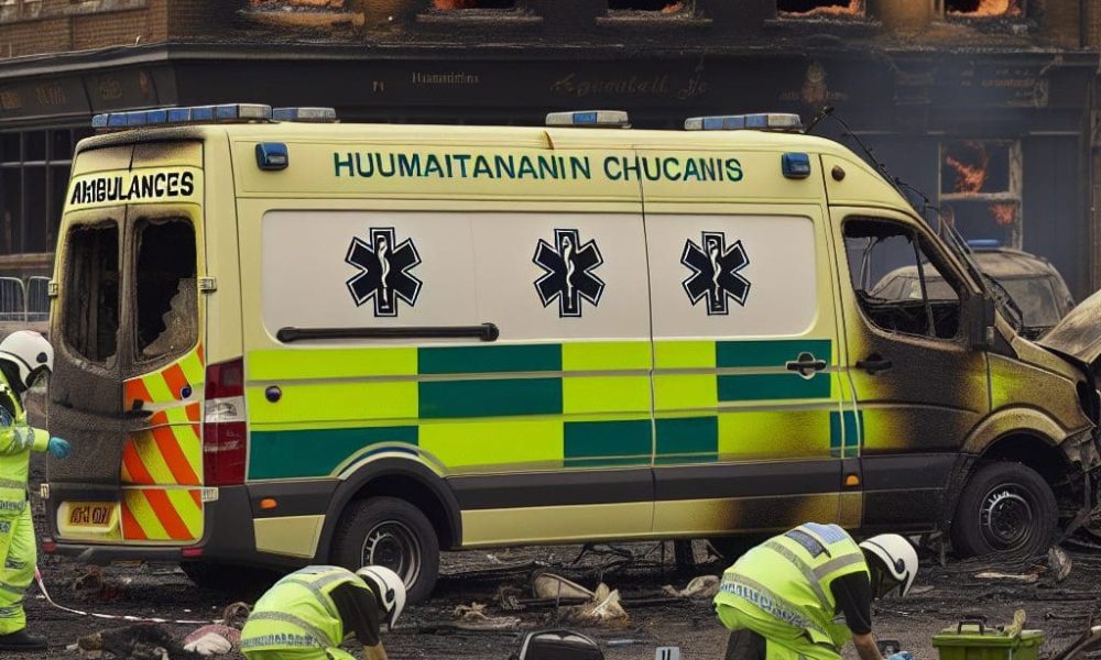 UK authorities probe the arson of four ambulances linked to a Jewish charity.
