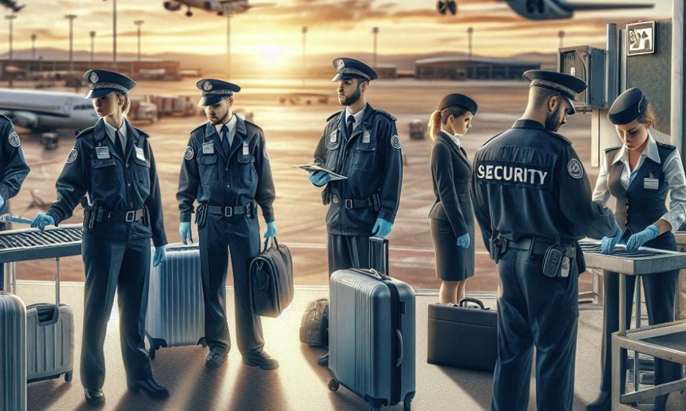 Trump announces intent to issue order for airport security worker payments, lacking additional information.