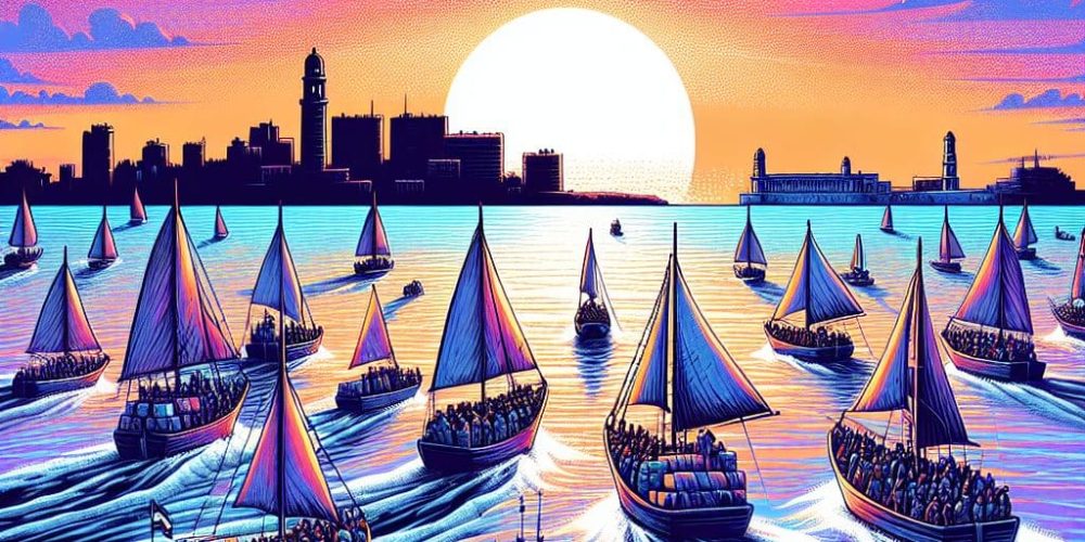 Lost aid-laden sailboats destined for Cuba successfully reach Havana.