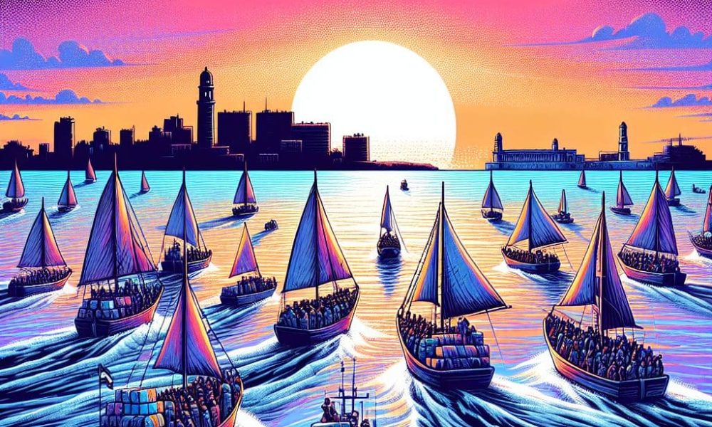 Lost aid-laden sailboats destined for Cuba successfully reach Havana.