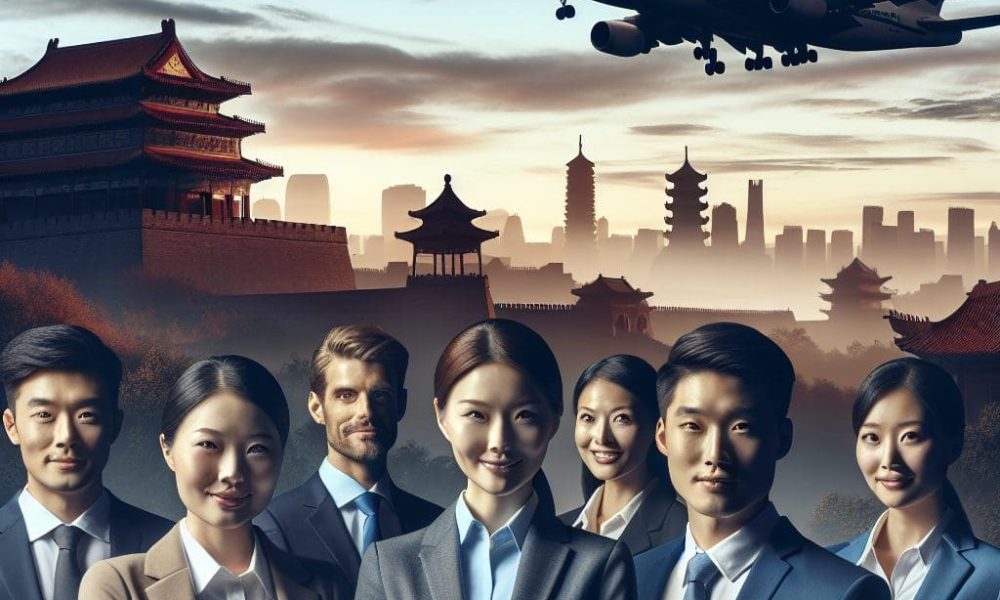 Leading Canadian bankers accompany finance minister on trade mission to China.