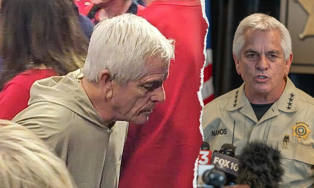 Sheriff Chris Nanos spotted at basketball game during Nancy Guthrie search