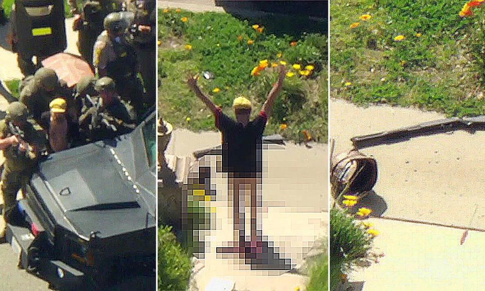 Armed Suspect in Santa Clarita Surrenders to SWAT Team Pantsless Following Standoff