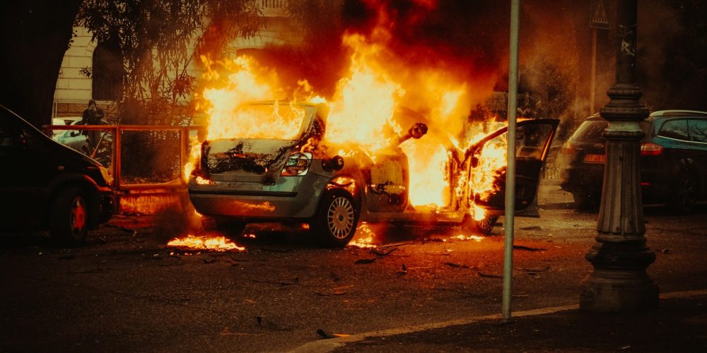 World Cup Bus Burned As Wild Knicks Fans Riot In NYC