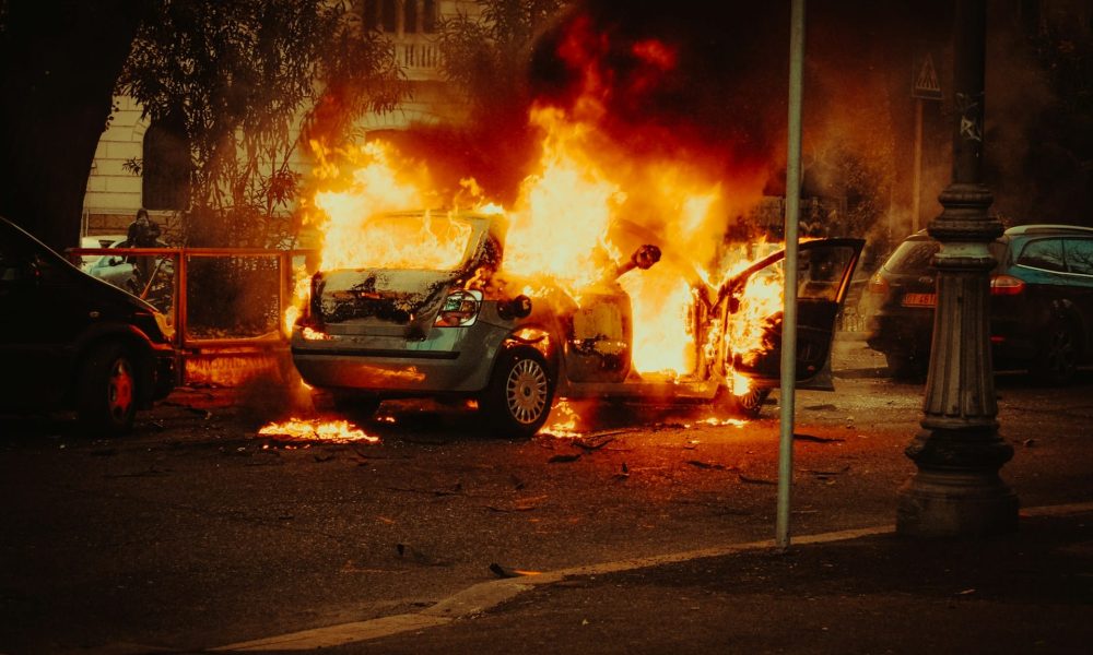 World Cup Bus Burned As Wild Knicks Fans Riot In NYC